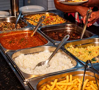 Buffet de almoço do Ki-Sabor