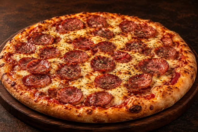 Pizza de calabresa do Ki-Sabor