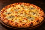 Pizza quatro queijos do Ki-Sabor
